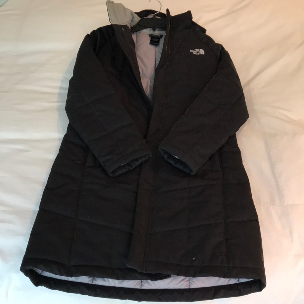 Girls North Face Hooded Down Parka